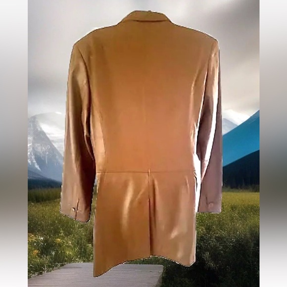 🤎DENIM & Co.🤎 LEATHER BLAZER COAT JACKET NWOT❣️ - Picture 3 of 6